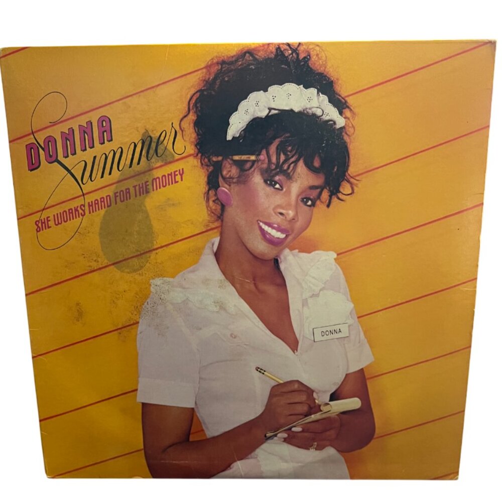 Donna Summer She Works Hard for the Money Vinyl LP 1983 Record Label PolyGram